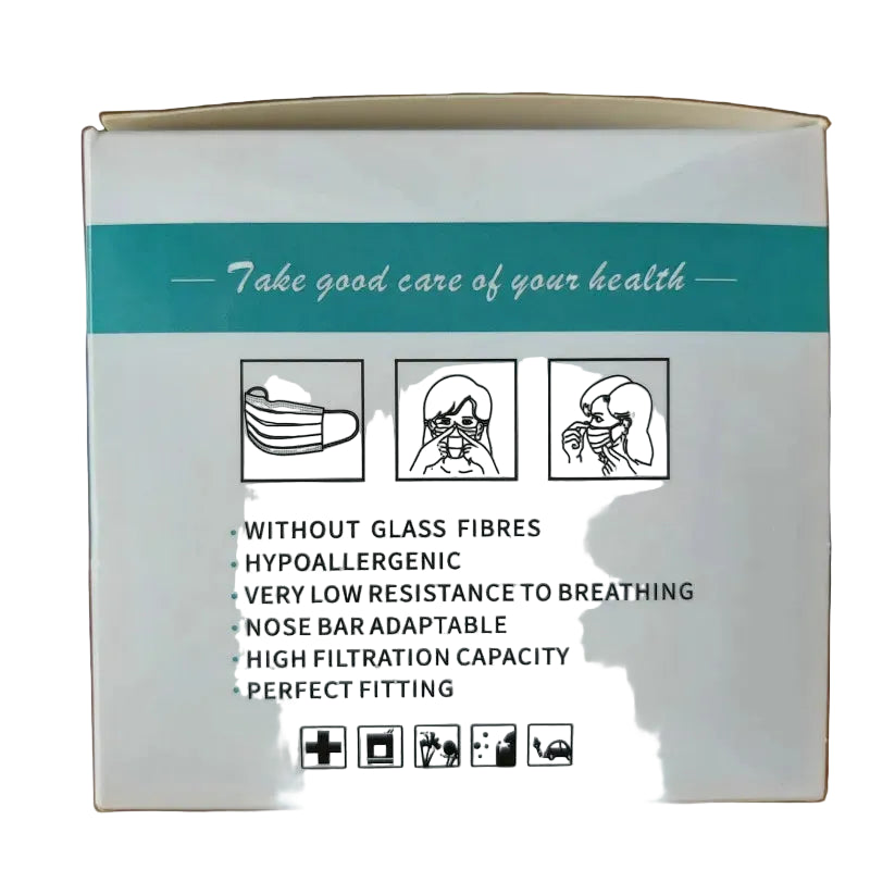 Disposable Face Masks - 50 Pack