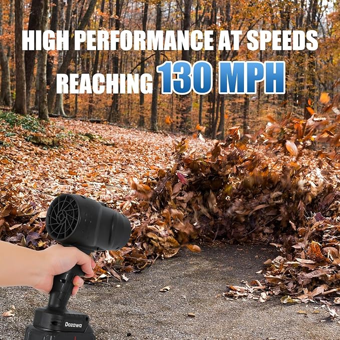 MAXTOP Cordless Air Blower – Removable Li-ion Battery & Charger