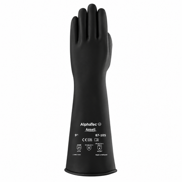 جوانتي أنسيل ألفاتيك 87-105 للكيماويات | Ansell AlphaTec 87-105 Chemical Gloves