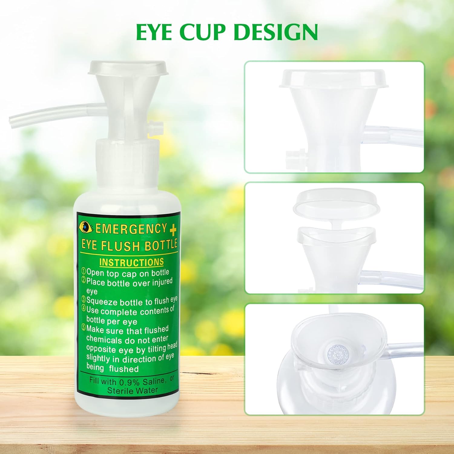 Emergency Eye Wash Station (Eye Flush Bottle Kit)