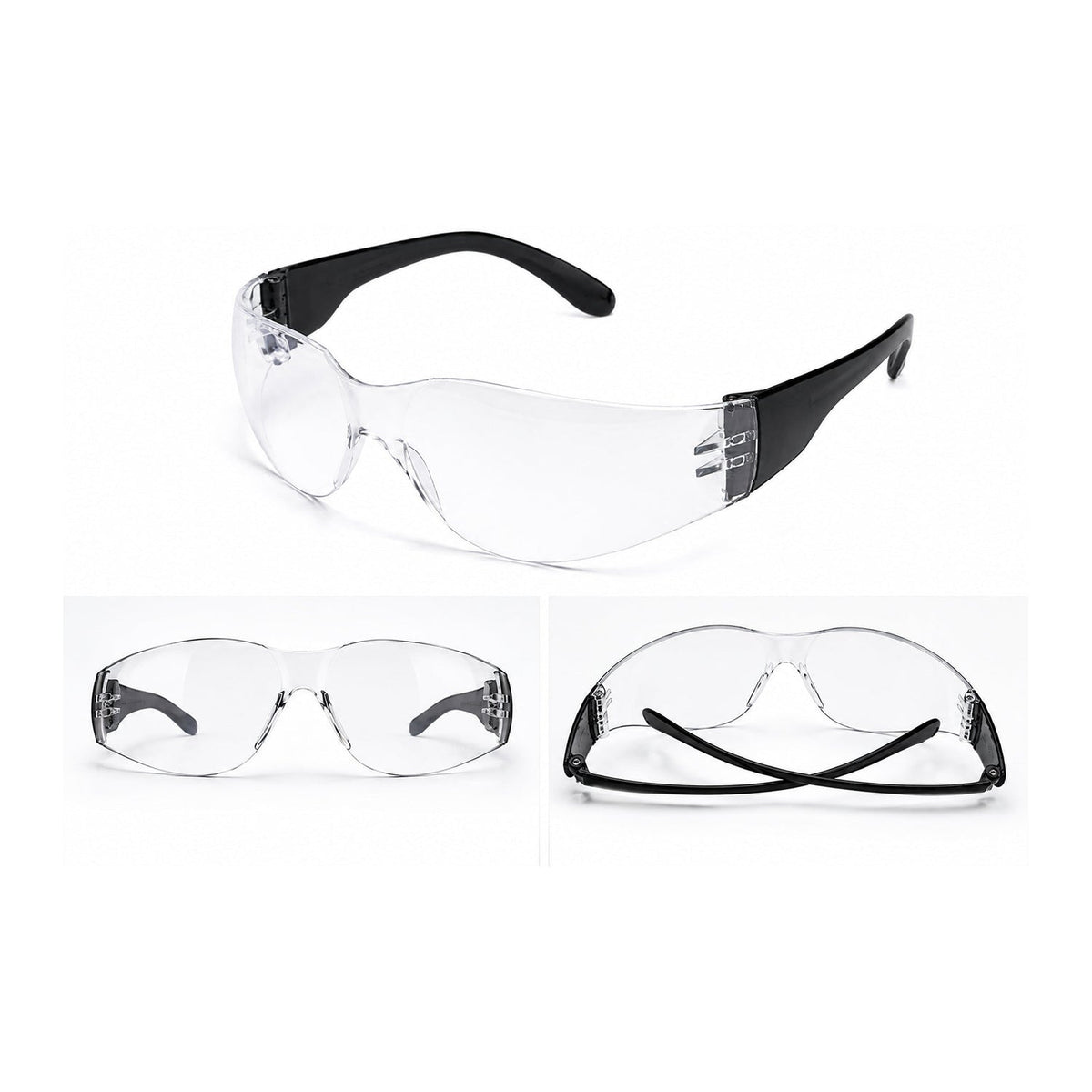 نظارة سيفتي بلو بيرد مسحوب شفافة | SafetyGlasses-Bluebird-Wraparound-Clear