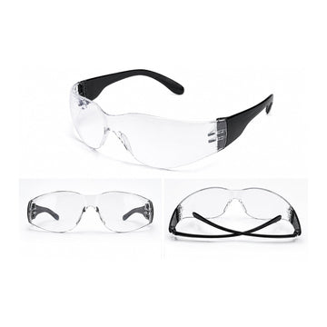 نظارة سيفتي بلو بيرد مسحوب شفافة | SafetyGlasses-Bluebird-Wraparound-Clear