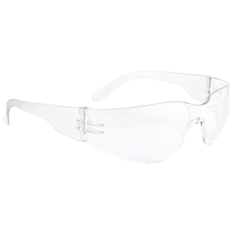 BM18 Safety Spectacle - Clear - Side View