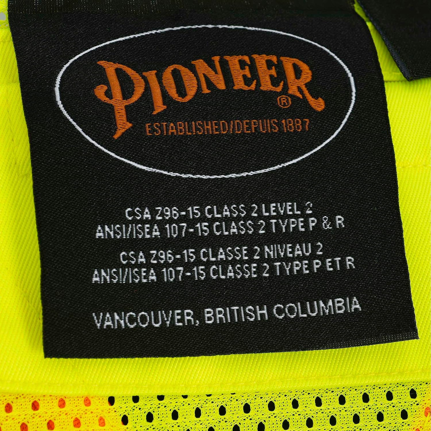 Pioneer Hi-Viz  Safety Vest -01 |   فيست بايونير عاكس - 01