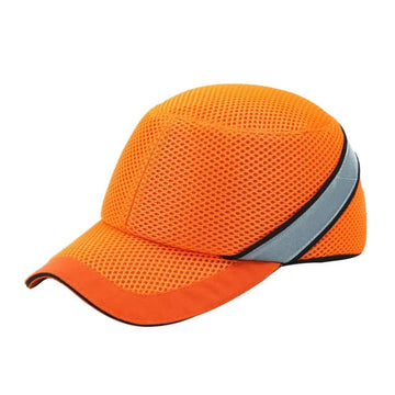 طاقية حماية شبكية قابلة للتهوية - برتقالي | Safety Mesh Bump Cap - Breathable - Orange