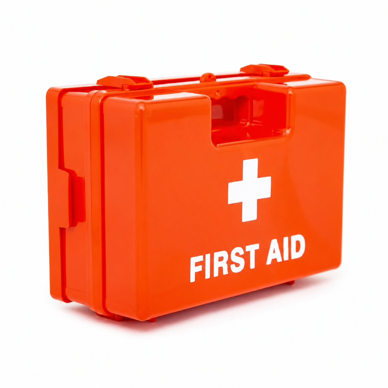Portable Plastic First Aid Box 29 cm | Emergency Medical Storage Case | شنطة إسعافات أولية بلاستيكية محمولة 29 سم