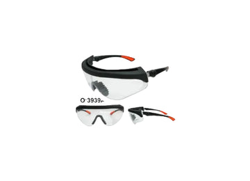 EYE SPOT Safety Glasses - Model EAGLE - Clear / Black