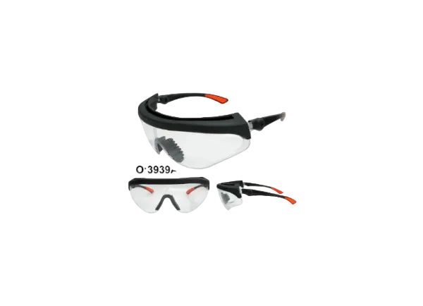 EYE SPOT Safety Glasses - Model EAGLE - Clear / Black
