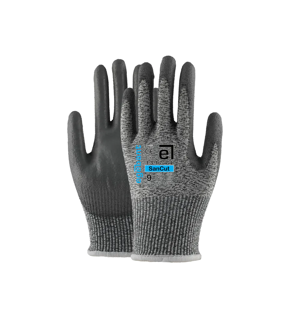 Egebant SanCut 131744 PU coated cut resistant gloves - جوانتي ضد القطع Egebant 131744