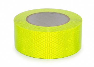 شريط فسفوري لموني | Fluorescent Reflective Tape Lime