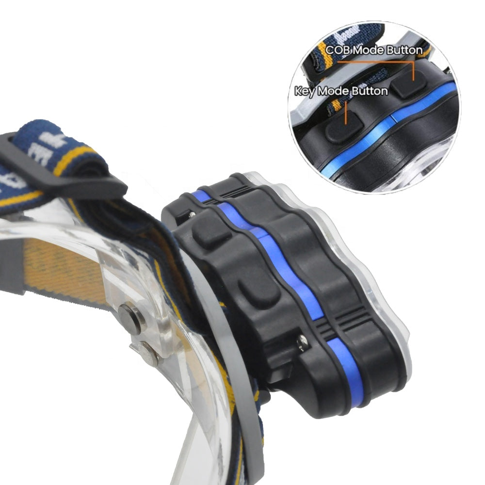 2606 Rechargeable 8 LED Headlamp