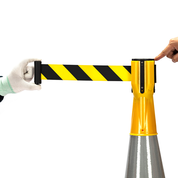 Retractable Cone Barrier with Belt