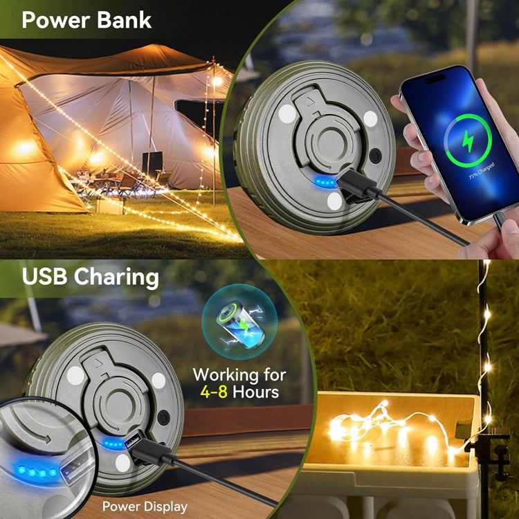 MH-8208 Rechargeable Camping String Light 8M