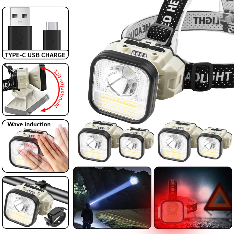 HX-825XS Rechargeable Headlamp & Bike Light