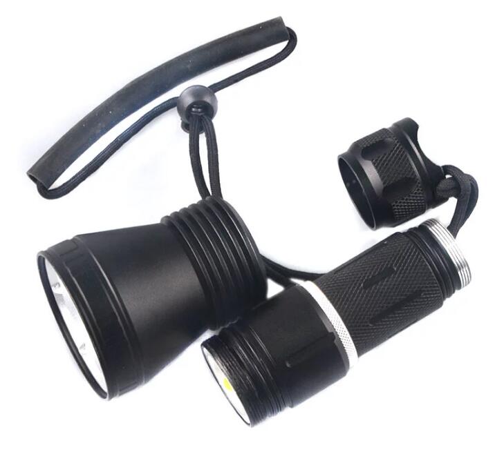 185-58 Professional Rechargeable Diving Flashlight 2000 Lumens