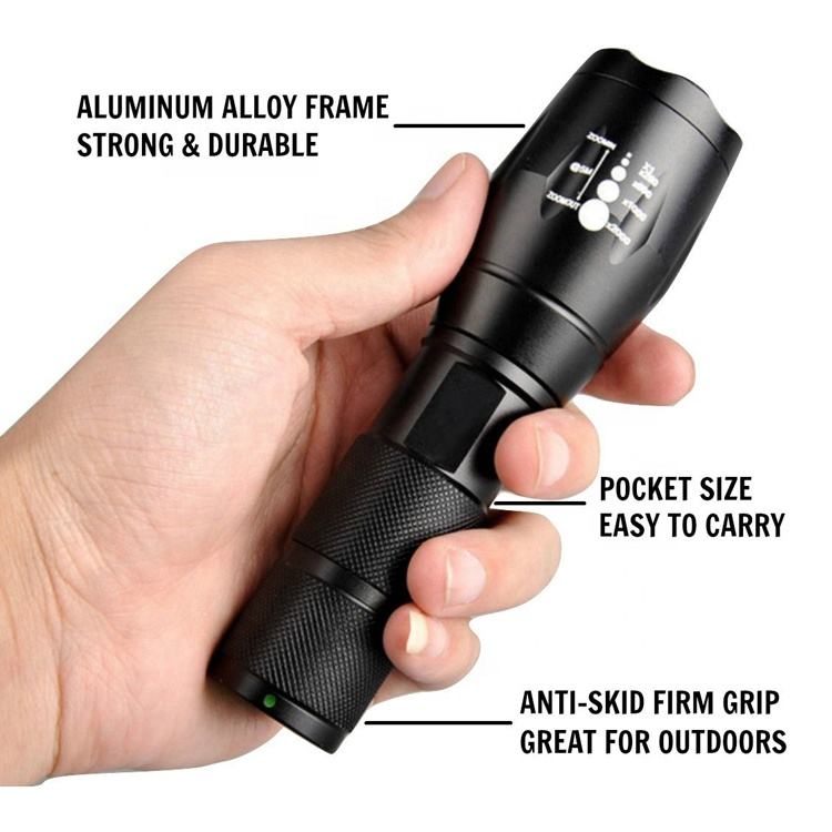 ULTRAFIRE Rechargeable UV Flashlight for Counterfeit Detection