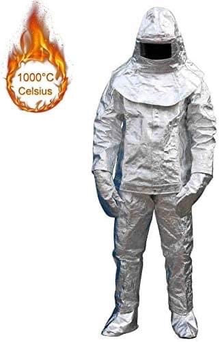 Aluminized Heat-Resistant Suit 1000° c