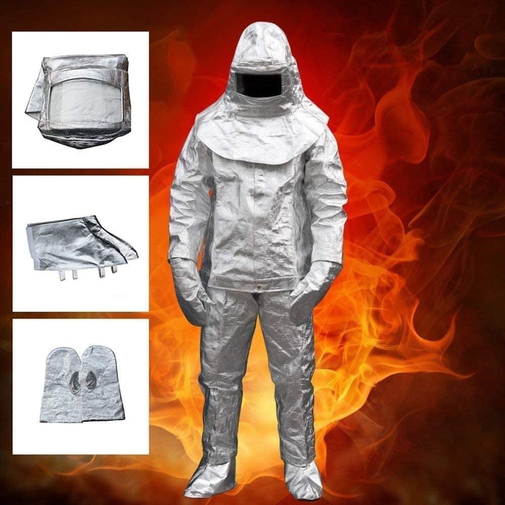 Aluminized Heat-Resistant Suit 1000° c