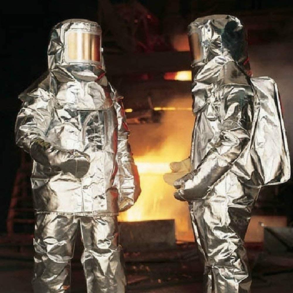 Aluminized Heat-Resistant Suit 500° c