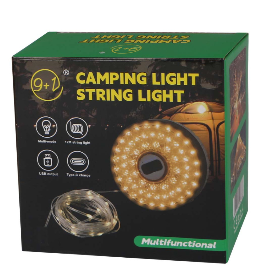 MM-278 Multifunctional Camping Light with 8M String Light