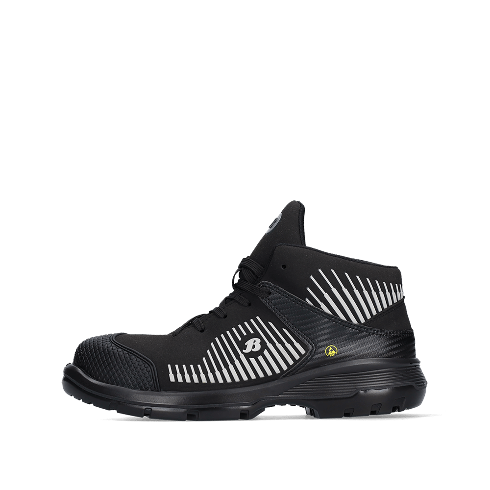 Bata Safety Half Boots - Model SCORE Black W S3