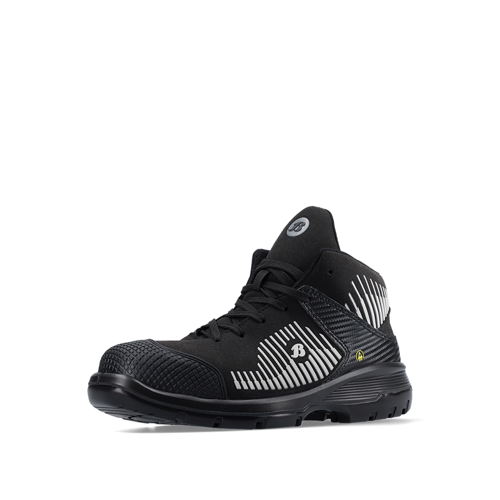 Bata Safety Half Boots - Model SCORE Black W S3