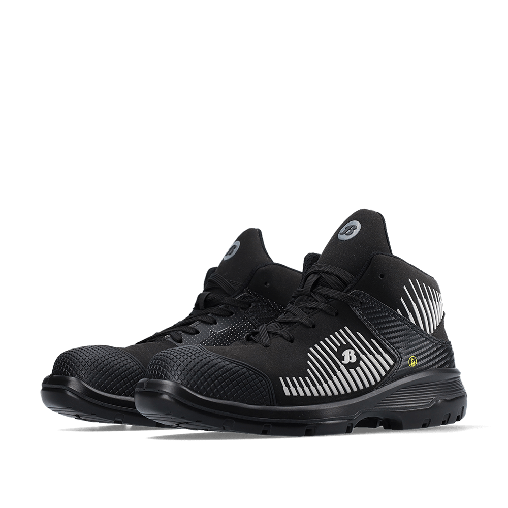Bata Safety Half Boots - Model SCORE Black W S3