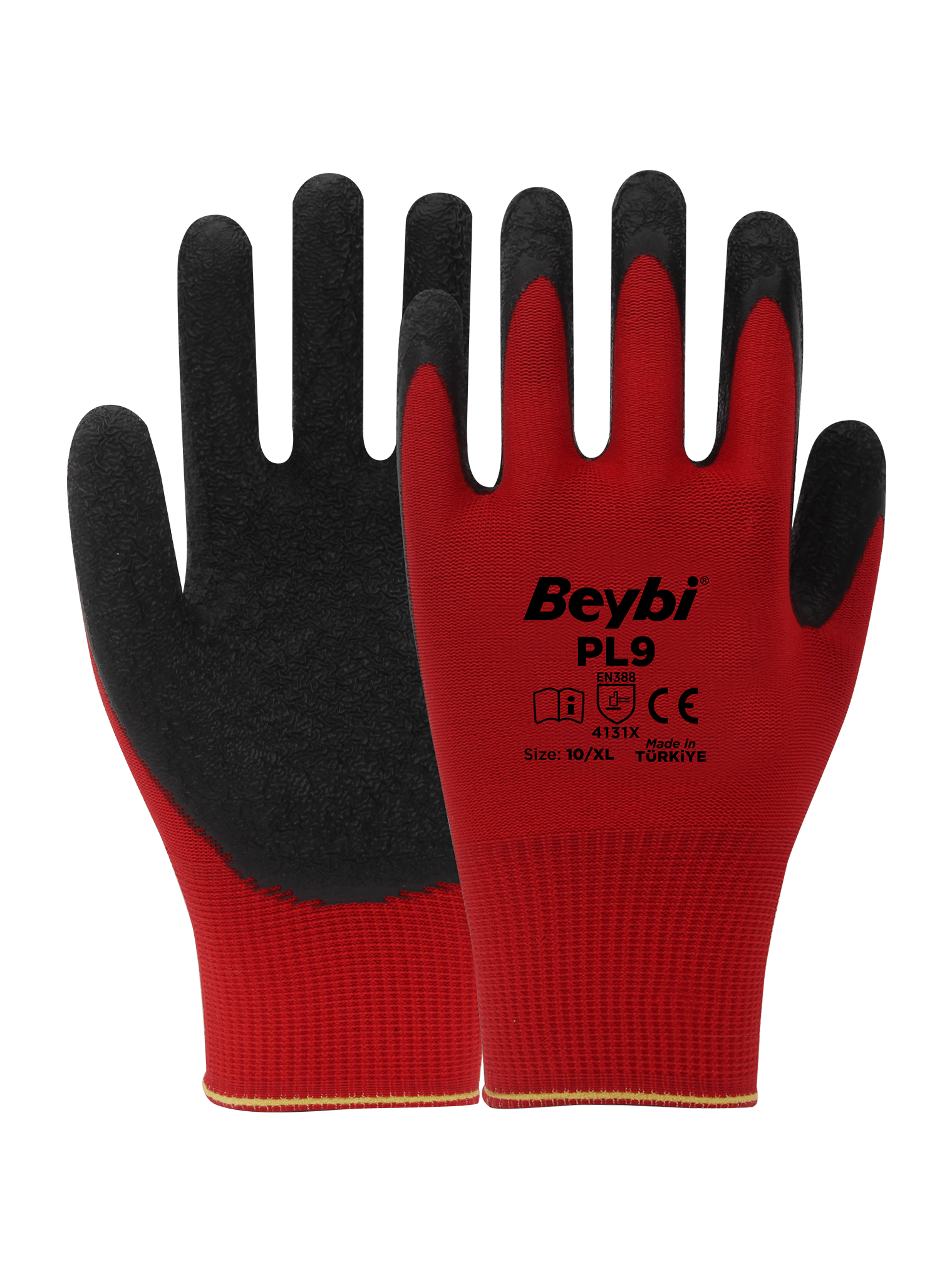 Beybi Latex Coated Polyester Glove Model ( PL9 )