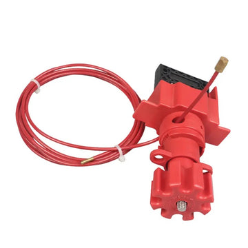 UNIVERSAL valve lockout WITH COTED CABLE