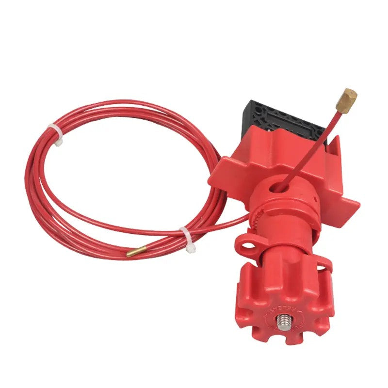 UNIVERSAL valve lockout WITH COTED CABLE