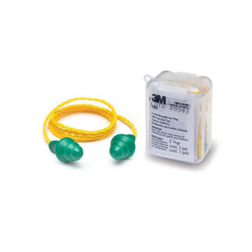 3M Reusable Earplugs With Green Cord Model ( 1201 )