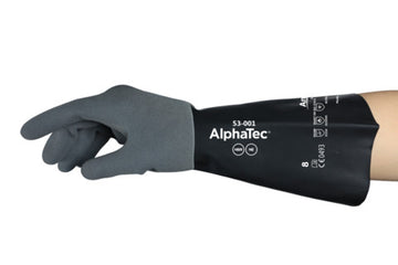Ansell Alpha Safety gloves model ( Tec 53-001 )