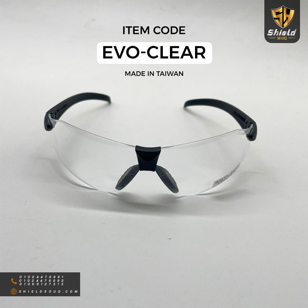 EYE SPOT Safety Glasses - Model EVO - Clear