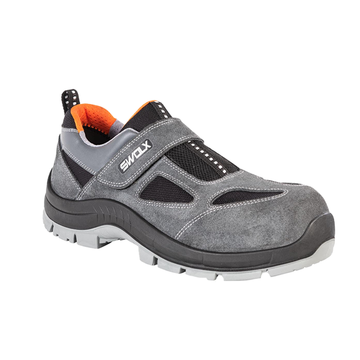 كوتشي سيفتي مكتبي Swolx موديل Class X12 S1P SRC ESD رمادي | Swolx Class X12 Turkish Low Safety Sneakers S1P SRC ESD