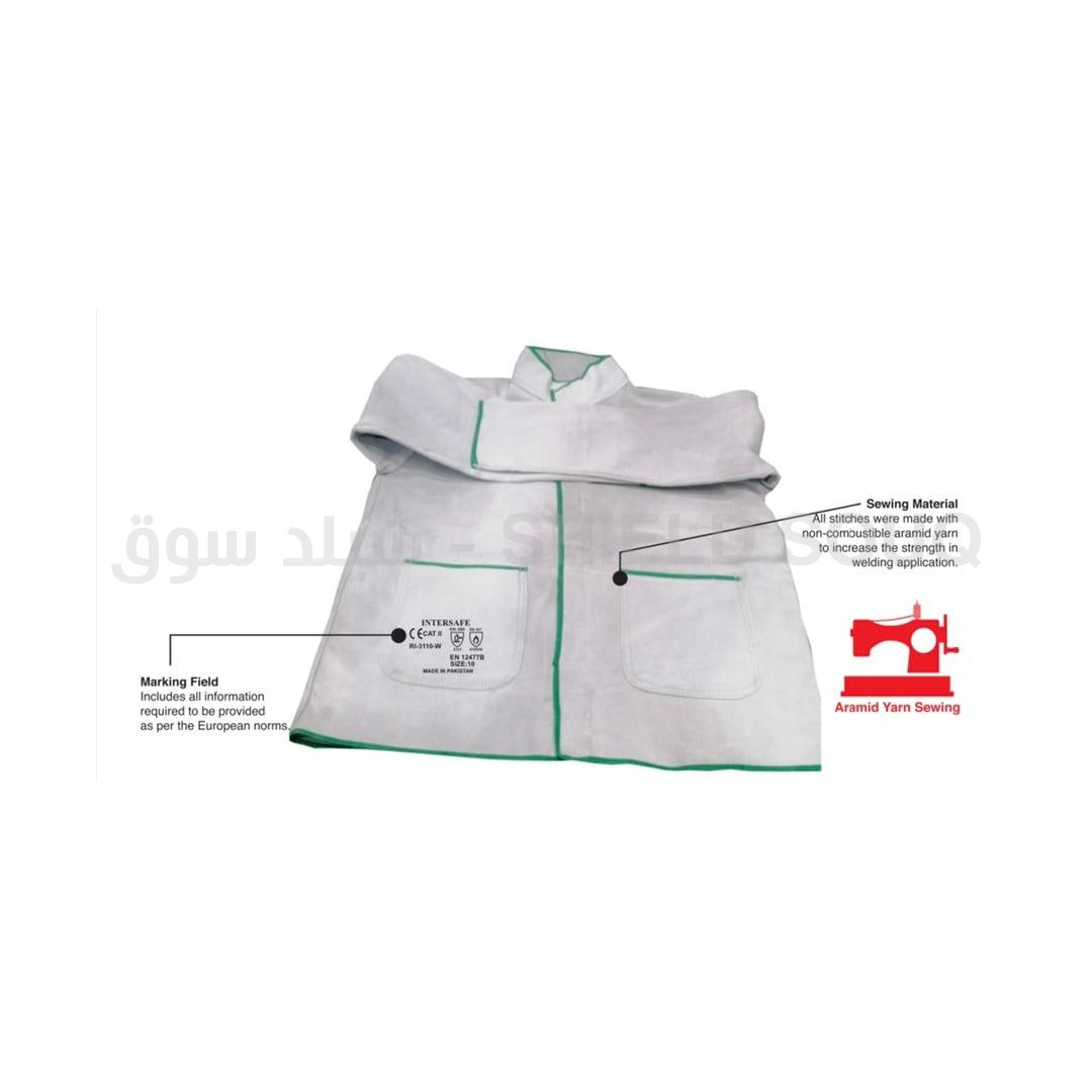 Cow Leather Welding Jacket made in pakistan - Standard Size