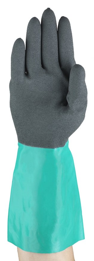 Ansell AlphaTec Rough Chemical Gloves Model ( 58-535w )