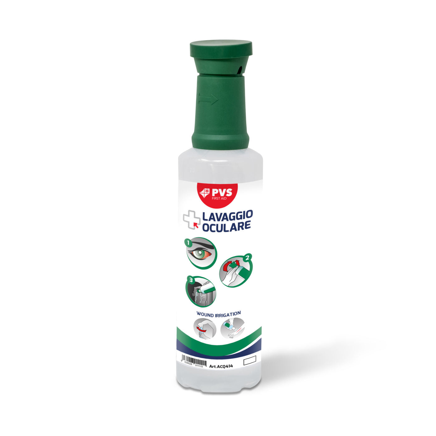Eye Wash liquid bottle 500 m Littre - Italy