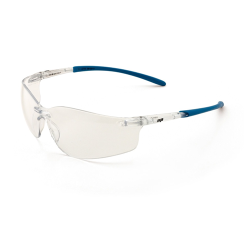 نظارة سيفتي مسحوب ستيل برو سباي سيتي عدسة شفافة دراع أزرق 2188GSC | SafetyGlasses-Steelpro-2188GSC-Clear