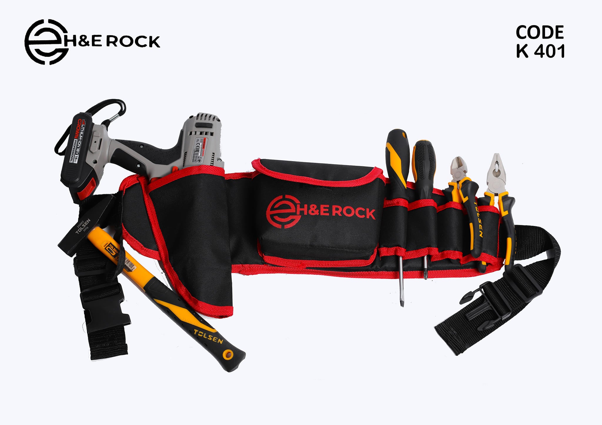 Tools belt + electric drill model (K401)