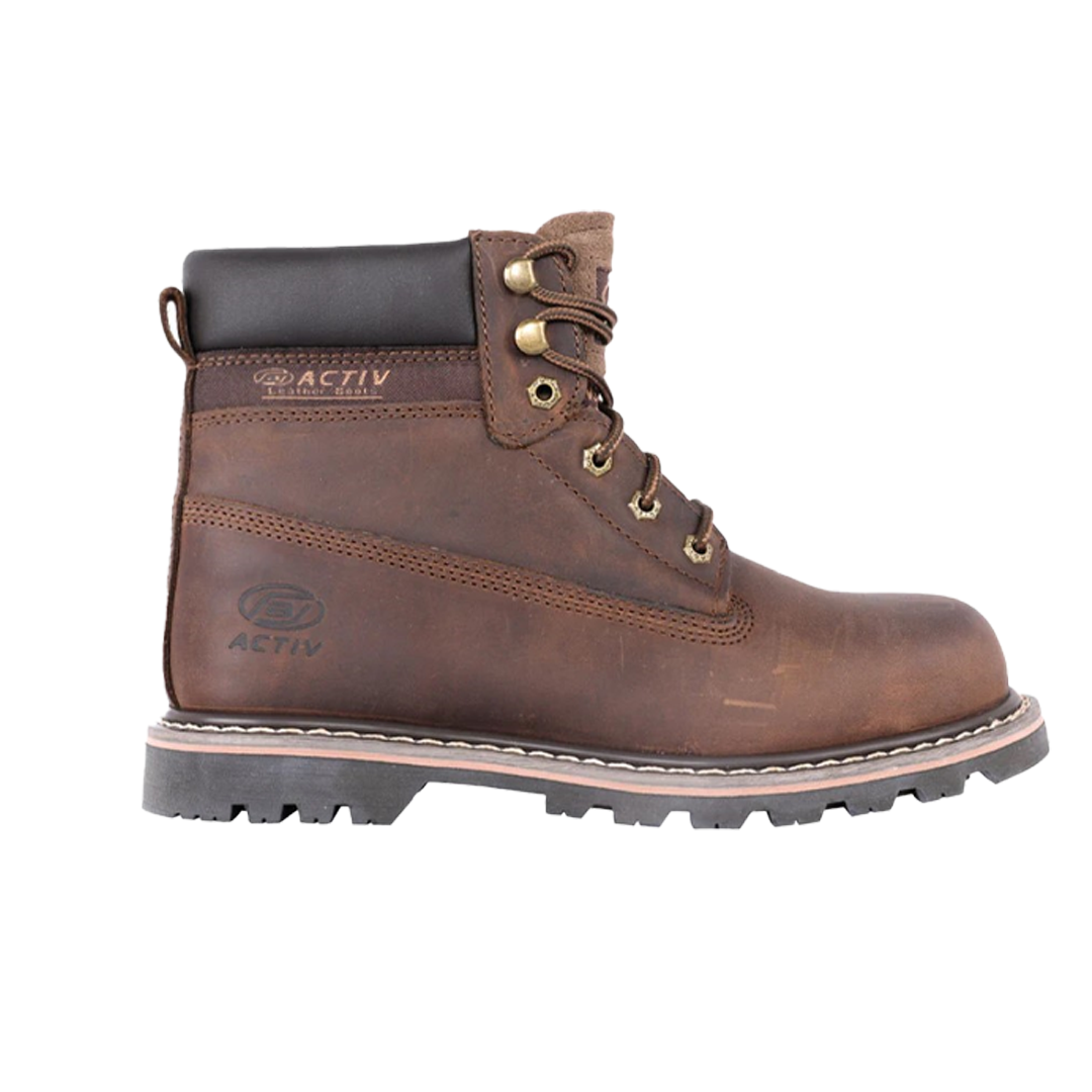 ACTIV Safety Half Boot S3 – Model SF23558 (Light Brown)