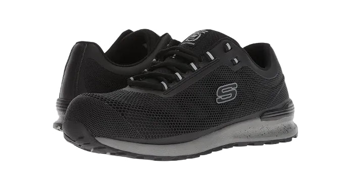 Skeachers Safety Sneakers - Model 77180EC-BLK