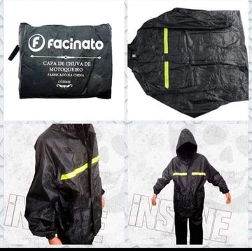 PVC Suit With reflective tape free size