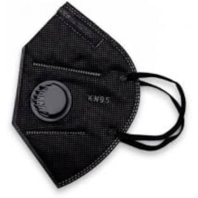 Respiratory Mask ( kn95 ) with filter , Black