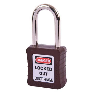 38MM STEEL SHACKLE PADLOCK  ( Brown)