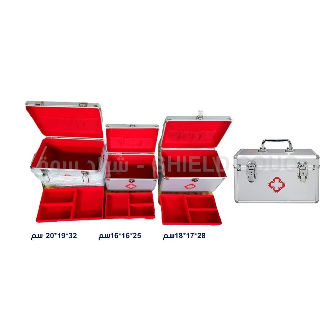 صندوق اسعافات استانلس مبطن