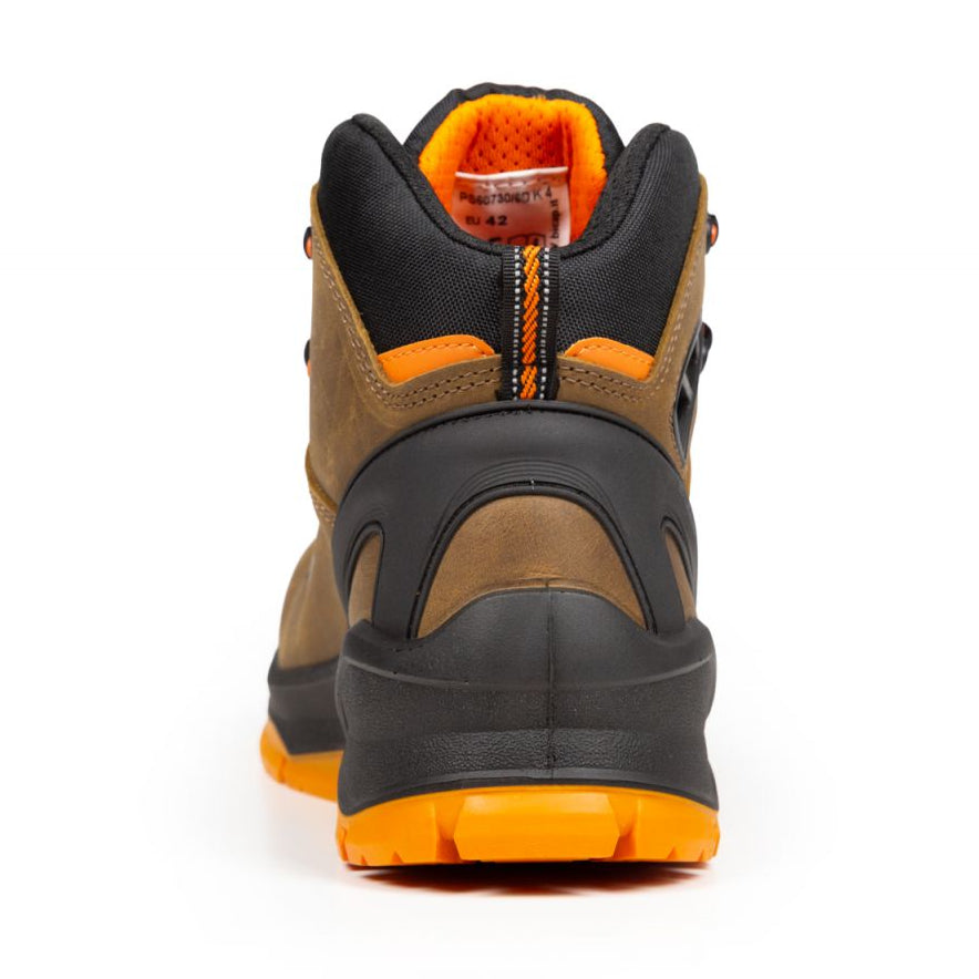 سيفتي هاف بوت بيكاب SEAL MID S3S FO SR بني