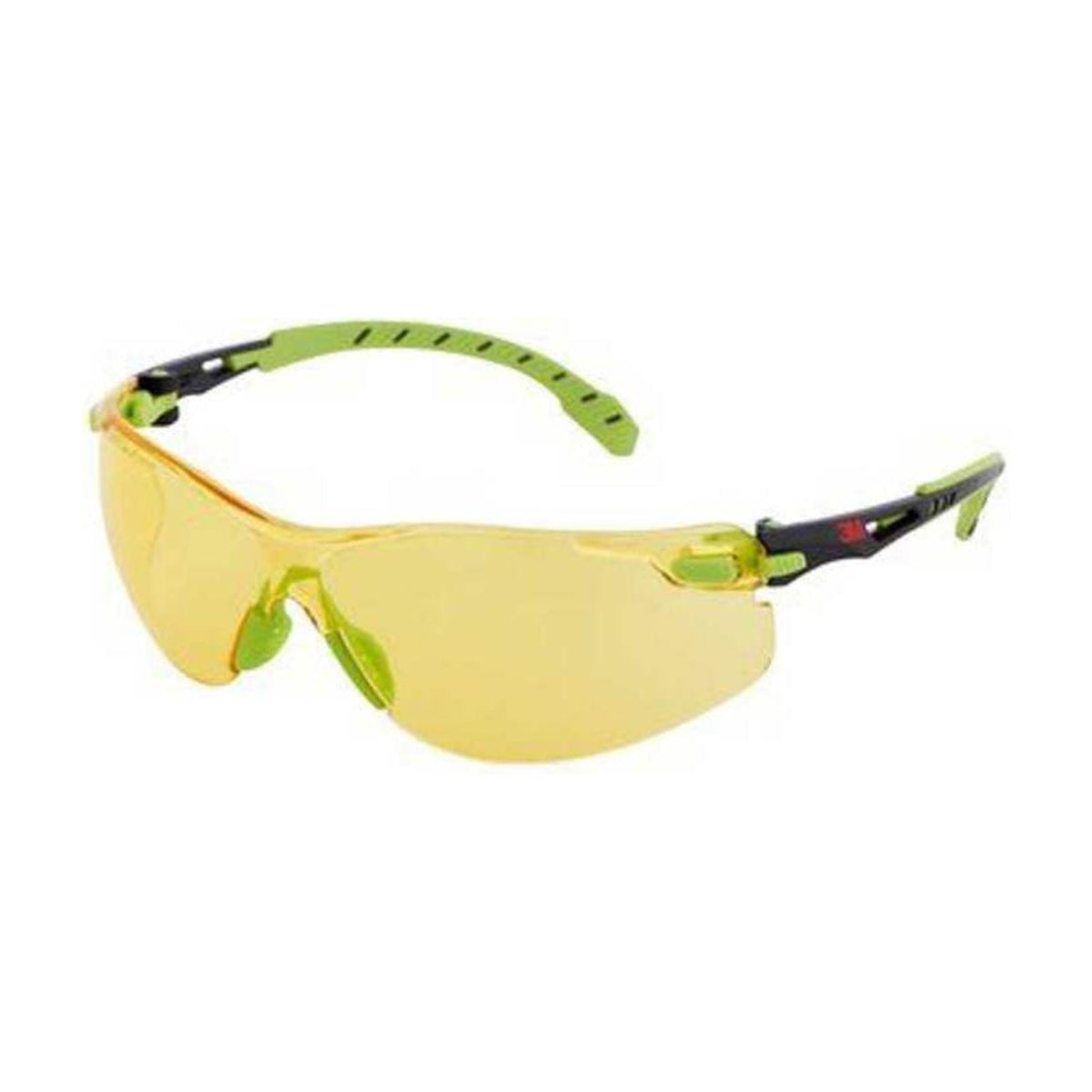 نظارة سيفتي ثري ام سولس 1000 عدسة عسلي S1203S | SafetyGlasses-3M-Solus1000-S1203S-Amber