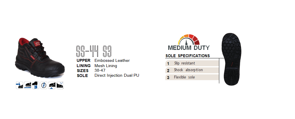 WAQ SS-44 Safety Shoes