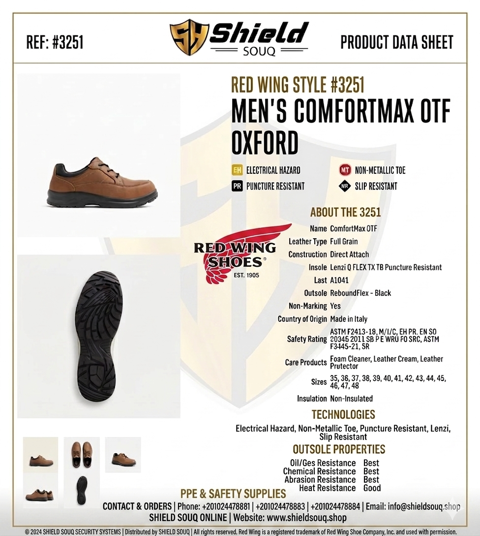 Redwing Office Safety Shoes – Model 3251