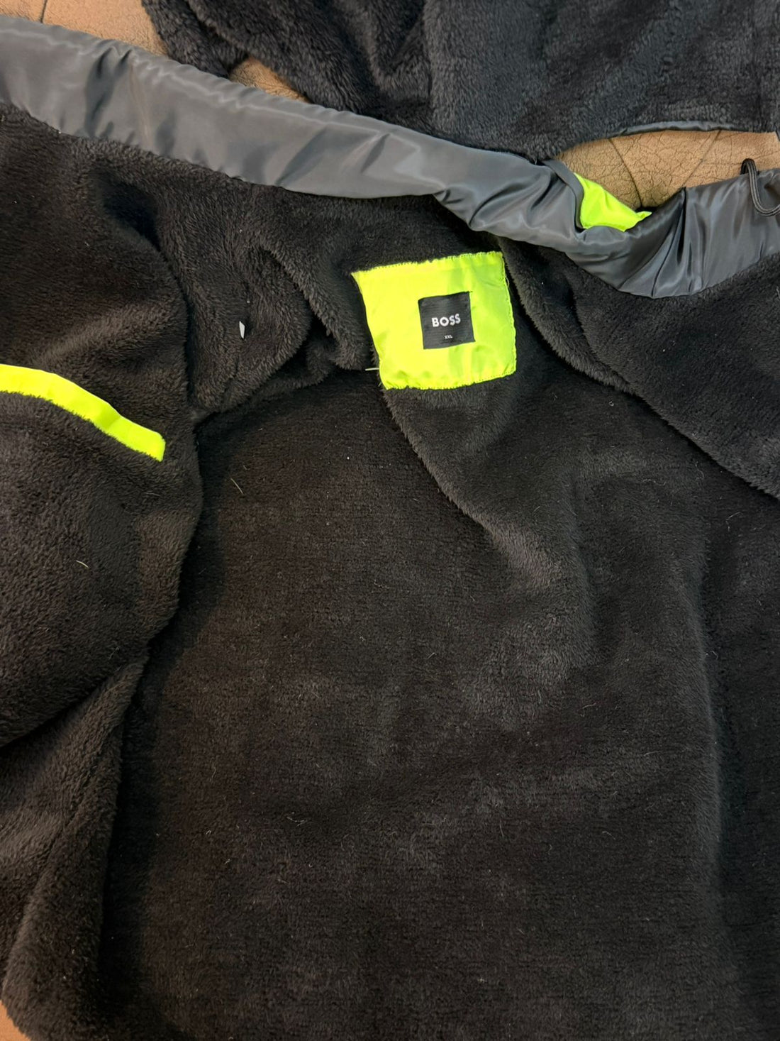 جاكيت سيفتي عاكس - مبطن فرو - Brand Boss